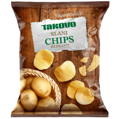 Ribbed Potato Chips 200g Swisslion Takovo