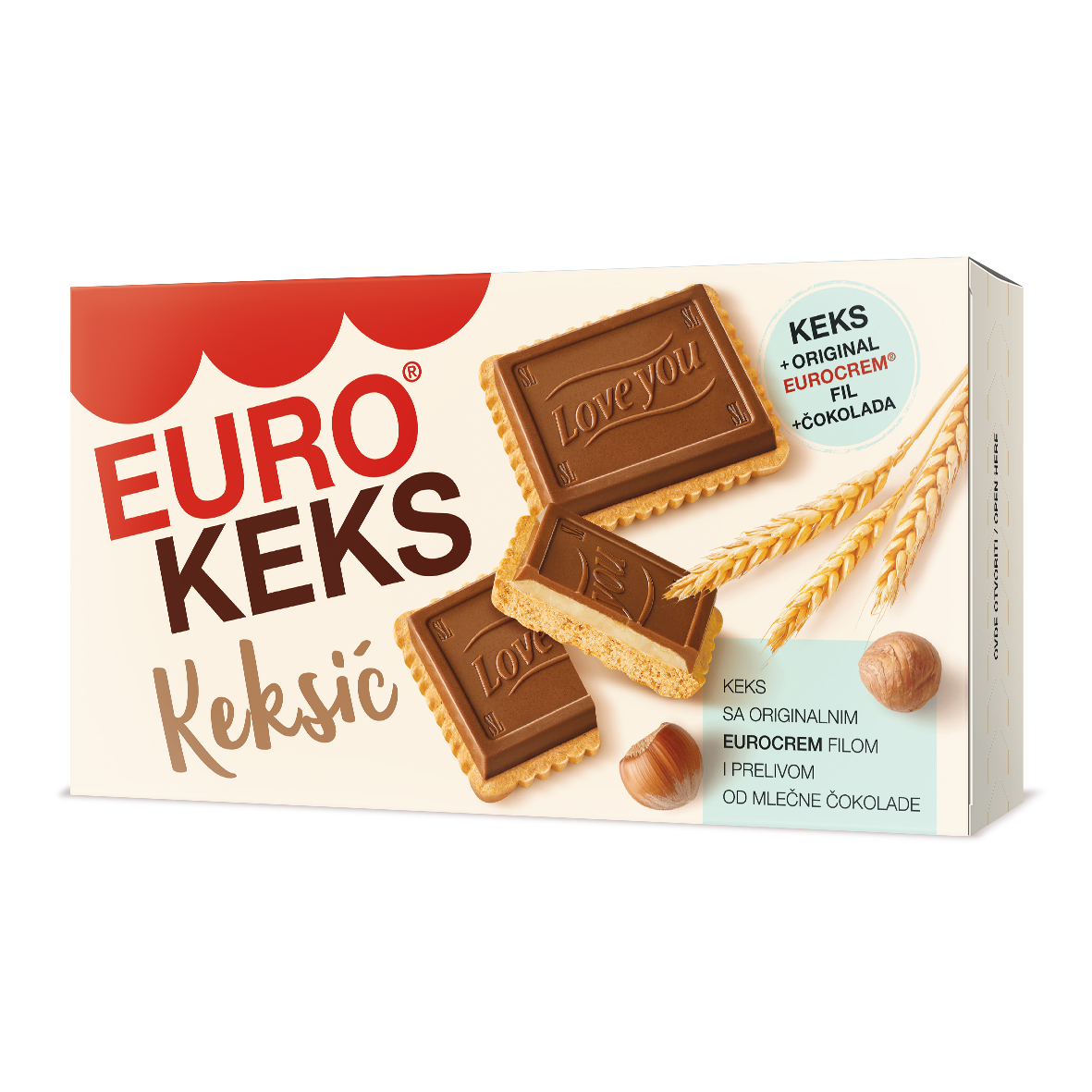 Eurokeks Keksić 190g